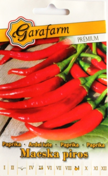 Spitzpaprika-Samen Premium "Macska piros" (scharf)